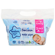 Becutan Newborn Vlažne maramice aqua pure 3x48 komada