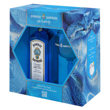 Bombay Sapphire London Dry Gin 700 ml + čaša