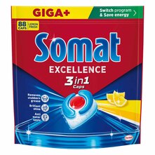Somat Excellence 3in1 lemon fresh 88 tableta
