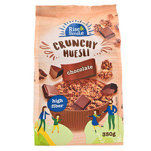 Rise&Smile Crunchy Muesli chocolate 350 g