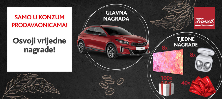 Nagradna igra - Franck ti donosi vrijedne nagrade