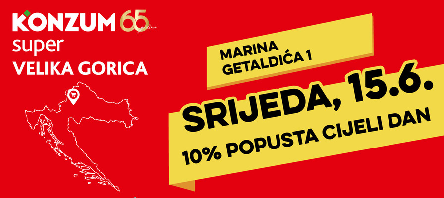 Popusti i akcije u Super Konzumu Velika Gorica