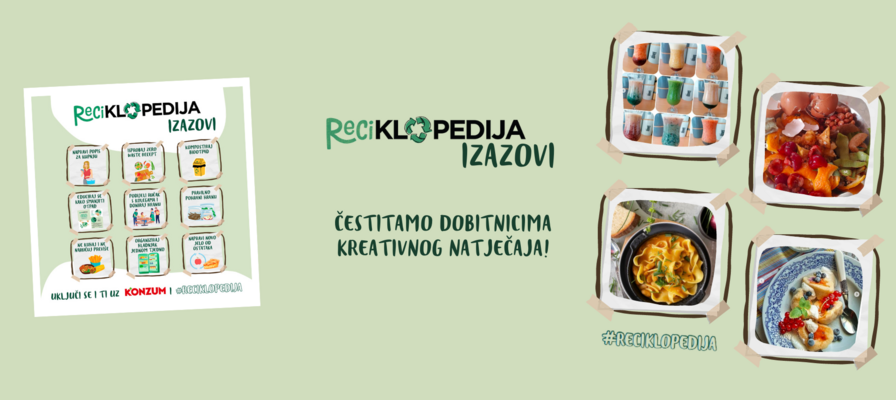Dobitnici kreativnog natječaja - Reciklopedija izazovi
