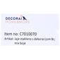 Decorai Home&More Jaje stakleno s dekoracijom 8 cm