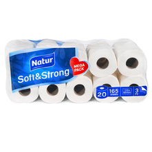 Natur Toaletni papir soft&strong 3 sloja 20/1