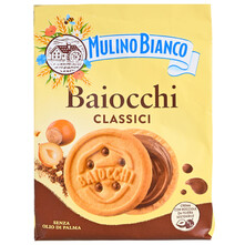 Mulino Bianco Baiocchi Keksi punjeni kremom od lješnjaka i kakaa 260 g