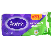 Violeta Strong&Soft Toaletni papir chamomile 3 sloja 16/1
