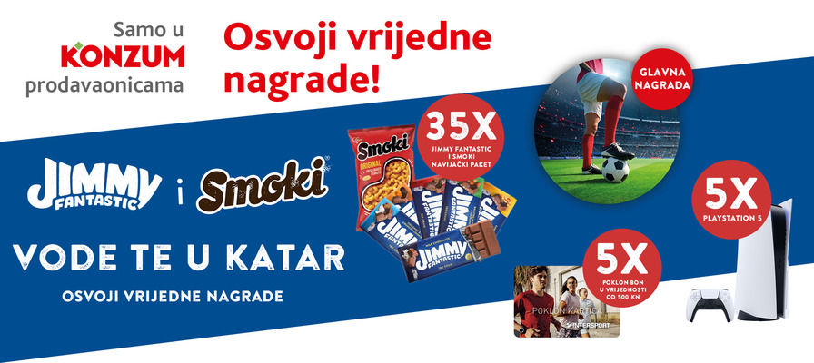 Nagradna igra samo u Konzumu - Jimmy Fantastic i Smoki