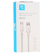 Wata Kabel USB-A na USB-C pleteni 1,0 m     
