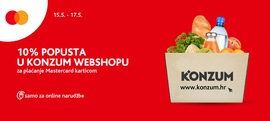 10% popusta na online narudžbe uz Mastercard karticu