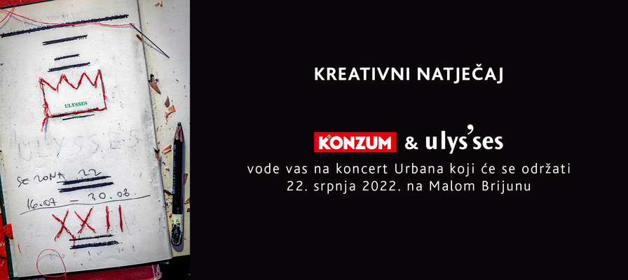 Kreativan natječaj - Konzum i Ulys'ses vode vas na koncert Urbana