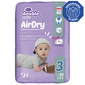 Violeta Double Care Air Dry Pelene, veličina 3 (Midi) 4-9 kg 66/1 + Vlažne maramice 40/1