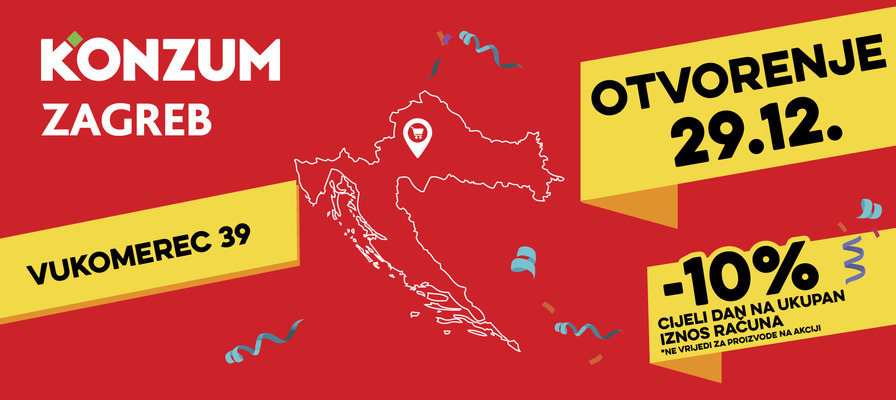 Otvorenje nove prodavaonice u Zagrebu, Vukomerec 39