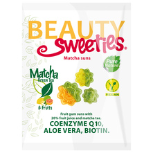 Beauty Sweeties Gumeni bomboni matcha, green tea&fruits 125 g