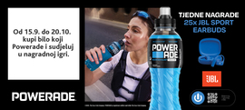 Nagradna igra - Uz Powerade do JBL Sports earbuds slušalica
