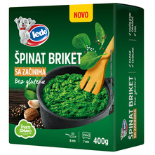 Ledo Špinat briket sa začinima 400 g