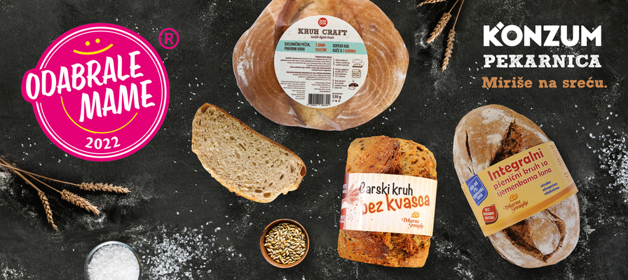 Konzumovim pekarnicama dodijeljena oznaka „Odabrale mame“