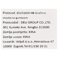 Deli Grafitne olovke s gumicom razne boje 12/1