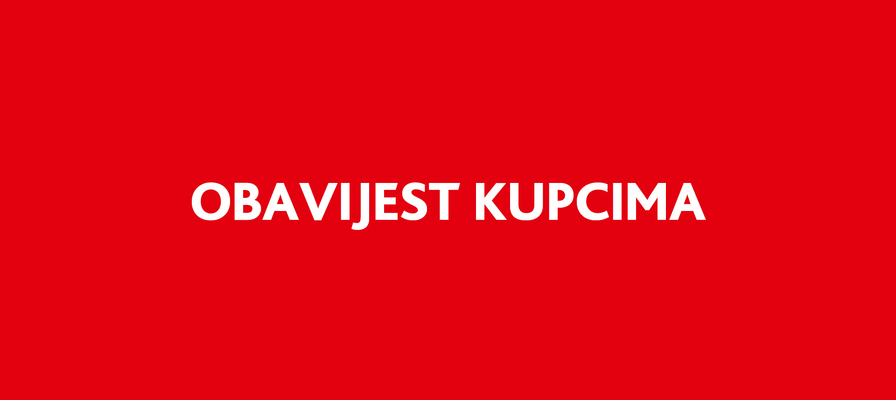 Obavijest o radnom vremenu
