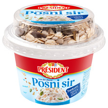 President Posni sir sjemenke suncokreta i buče, zob i lan 195 g