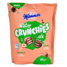 Manner Wafer Crunchies Vafl dark mix 130 g