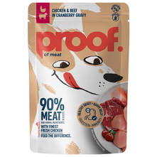 Proof of Meat Hrana za pse piletina, govedina&umak od brusnica 100 g