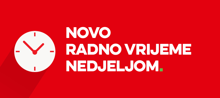 Radno vrijeme u nedjelju