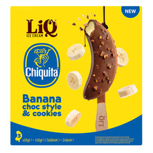 Chiquita Sladoled Banana chock style & cookies 3x80 ml