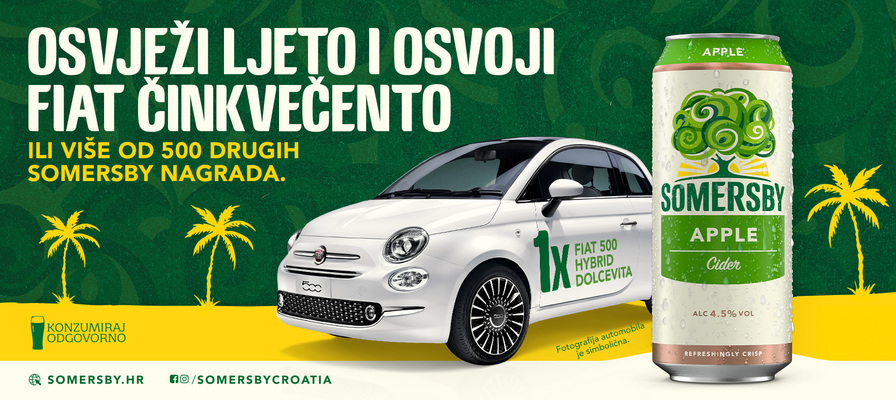 ​Osvježi ljeto i osvoji Fiat Činkvečento