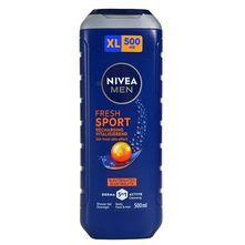 Nivea Men Fresh Sport Gel za tuširanje za tijelo, lice i kosu 500 ml