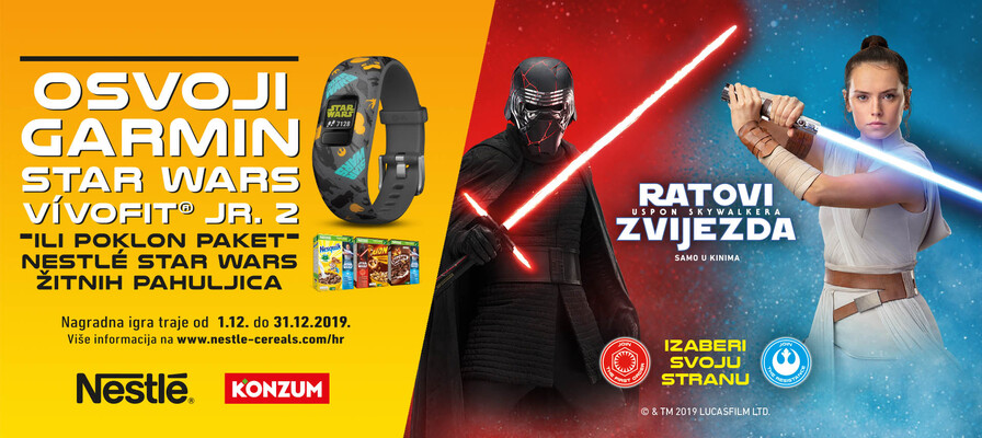 Nestlé i Ratovi zvijezda nagrađuju