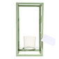 Lanterna razne vrste 15x15x30 cm