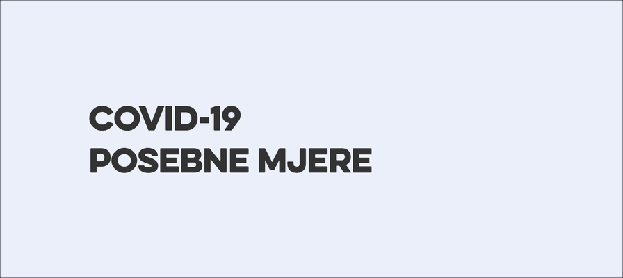 Posebne mjere za zaštitu zaposlenika i kupaca