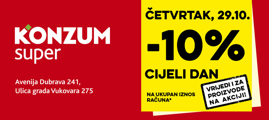 Super akcije u Super Konzum prodavaonicama