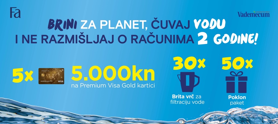 Brini za planet, čuvaj vodu i ne razmišljaj o računima 2 godine