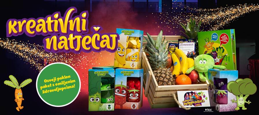 Kreativni natječaj 'Osvoji poklon paket s omiljenim Zdravoljupcima'