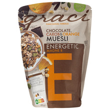 Graci Muesli Energetic chocolate, carob&orange 400 g