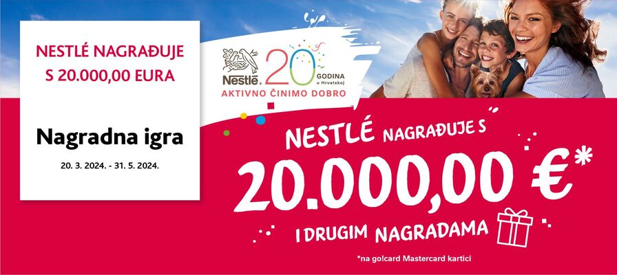 Nagradna igra - 20 godina u Hrvatskoj zajedno stvaramo umjetnost okusa