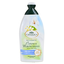 L'Angelica Officinalis Gel za tuširanje cotone e muschio bianco 500 ml