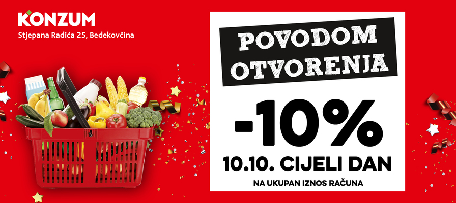 Otvorenje prodavaonice u Bedekovčini – Stjepana Radića 25