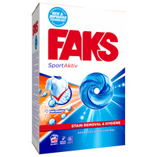 Faks SportAktiv Deterdžent stain removal&hygiene 2,2 kg=40 pranja