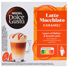 Nescafé Dolce Gusto Latte Macchiato caramel kava, 16 kapsula/8 napitaka 145,6 g