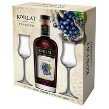 Korlat Teranino Liker 0,7 l + 2 čaše