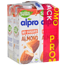 Alpro Napitak od badema s dodanim kalcijem i vitaminima bez šećera 4x1 l