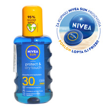 Nivea Sun Protect&Dry touch SPF 30 Sprej za sunčanje 200 ml
