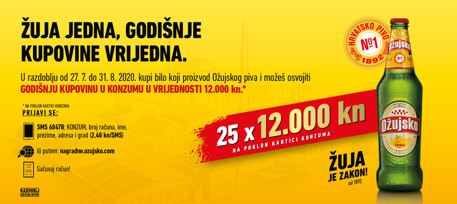 Velika nagradna igra: Osvoji 25 x 12.000 kuna na poklon kartici Konzuma