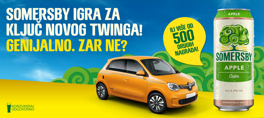 Somersby igra za ključ novog Twinga! Genijalno. Zar ne?