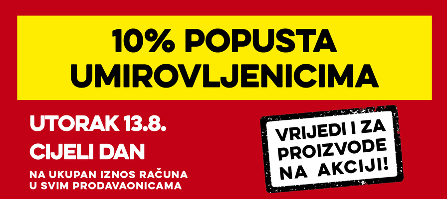 Popust umirovljenicima