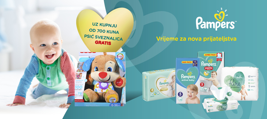 Pampers proizvodima do Psića sveznalice