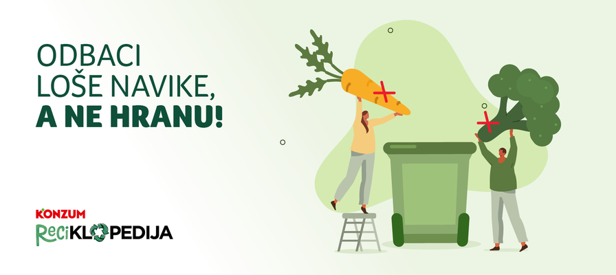 Naša Reciklopedija pomaže u smanjenju bacanja hrane